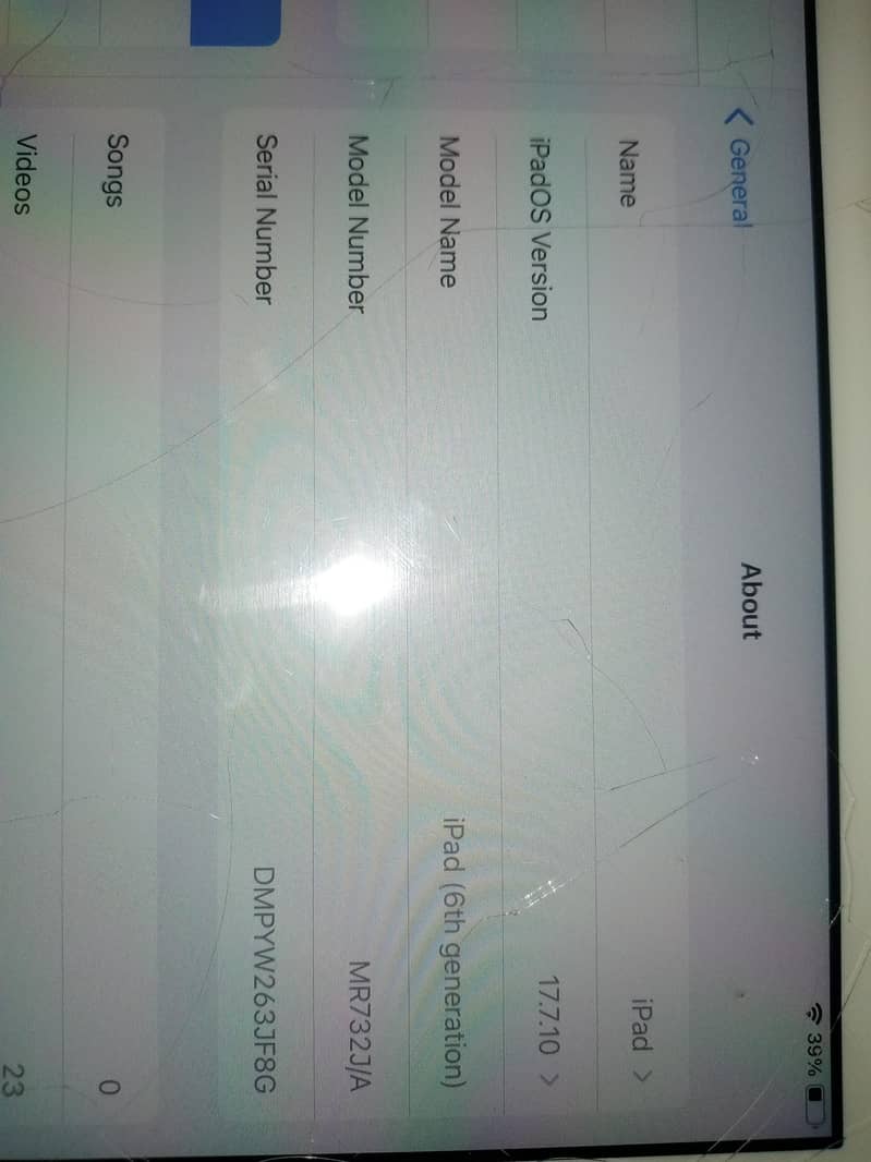 iPad 6th generation 128GB 2