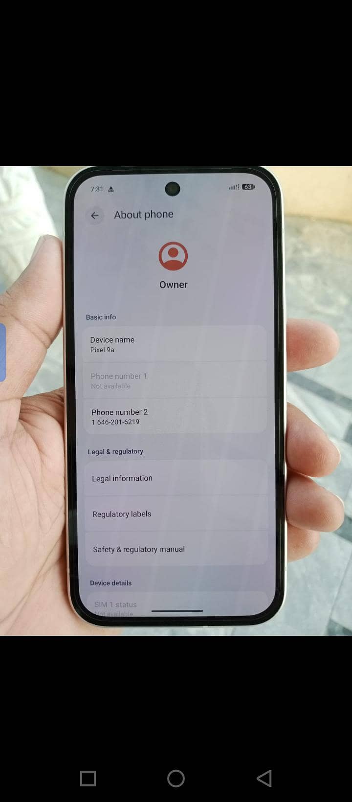 Google Pixel 9a 5
