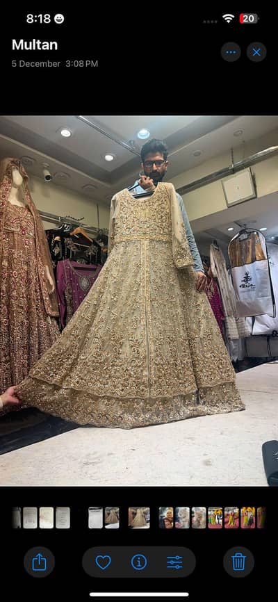 maxi for reception, engagement, or nikkah function