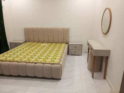 bed set king bed with 2 side tables with dressing 03007718509