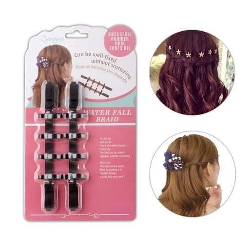 2Pcs/Set Lazy Hair Curler Fluffy Variety Styling Braider Tool Black Adult Hair Styler Accessories DIY Home Tools