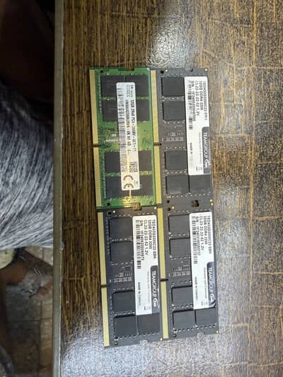 32gb ddr4 3200mhz laptop ram Samsung & team group