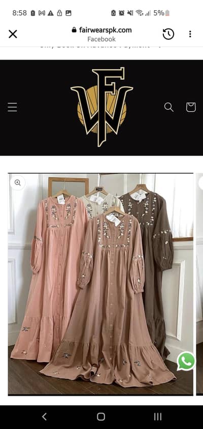 embroided frock