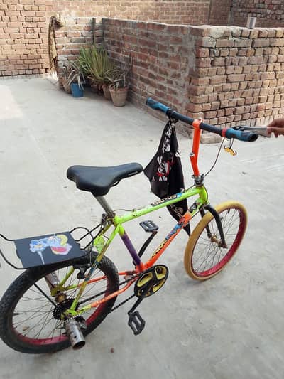 BMX Style Kids Cycle For Sale - Modified, Colorful, Full Decorated