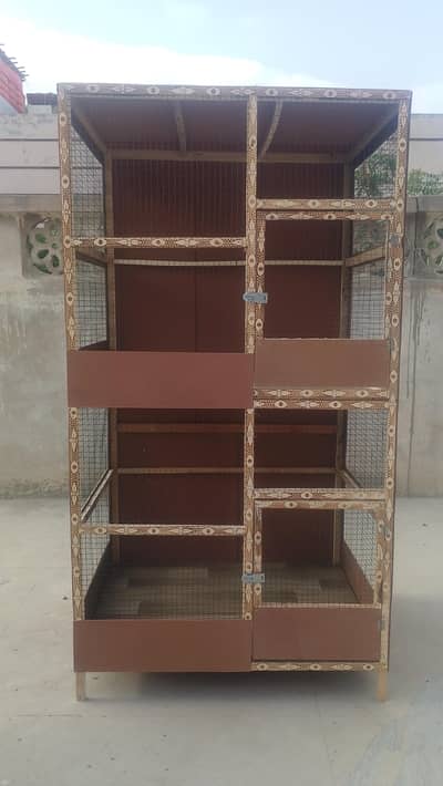2 portion big new cage for sale hen, birds, cat (delivery available)