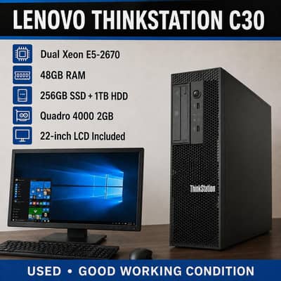Lenovo thinksation c30 Dual xeon-48 Gb Ram