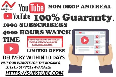 Youtube Services Real and Organic