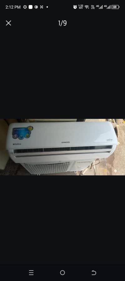 Kenwood 1.5 ton inverter ac in 72000/-