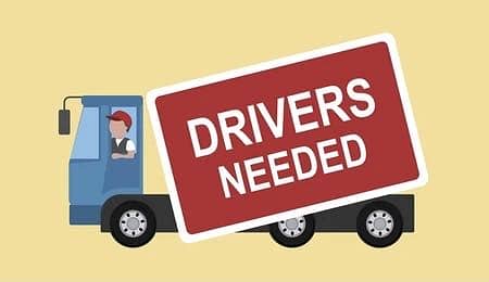 Driver ki zarurat ha age 40+