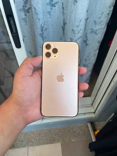 Exchange IPhone 11 Pro PTA Approved Gold Water Pack