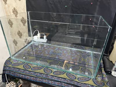 2x1x1 ft new Aquarium 6mm glass