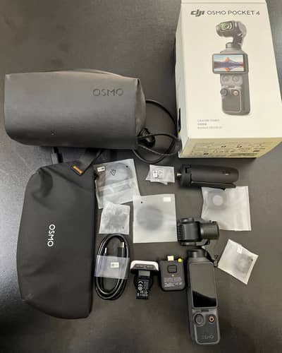 DJI Osmo Pocket 4 Creator Combo – Like Brand New / Unused Accessories