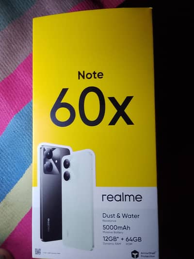 Realme Note 60x PTA approved complete box