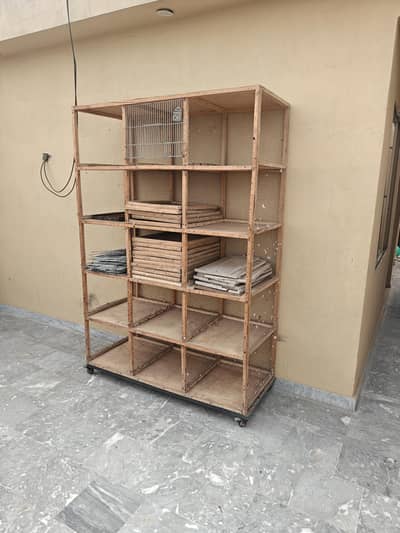 wooden cage 15 khana wala