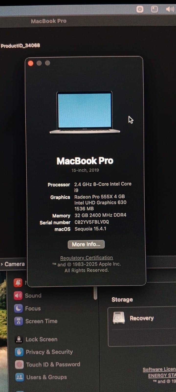 Macbook 16