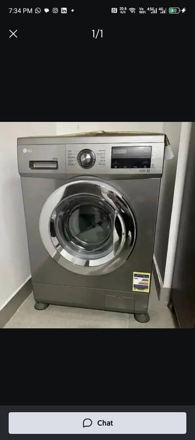 Lg washing machine 1 month use 0322::::;47::::46::;:;;966 my WhatsApp
