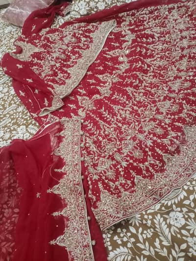 Bridal heavy Embroidery lengha