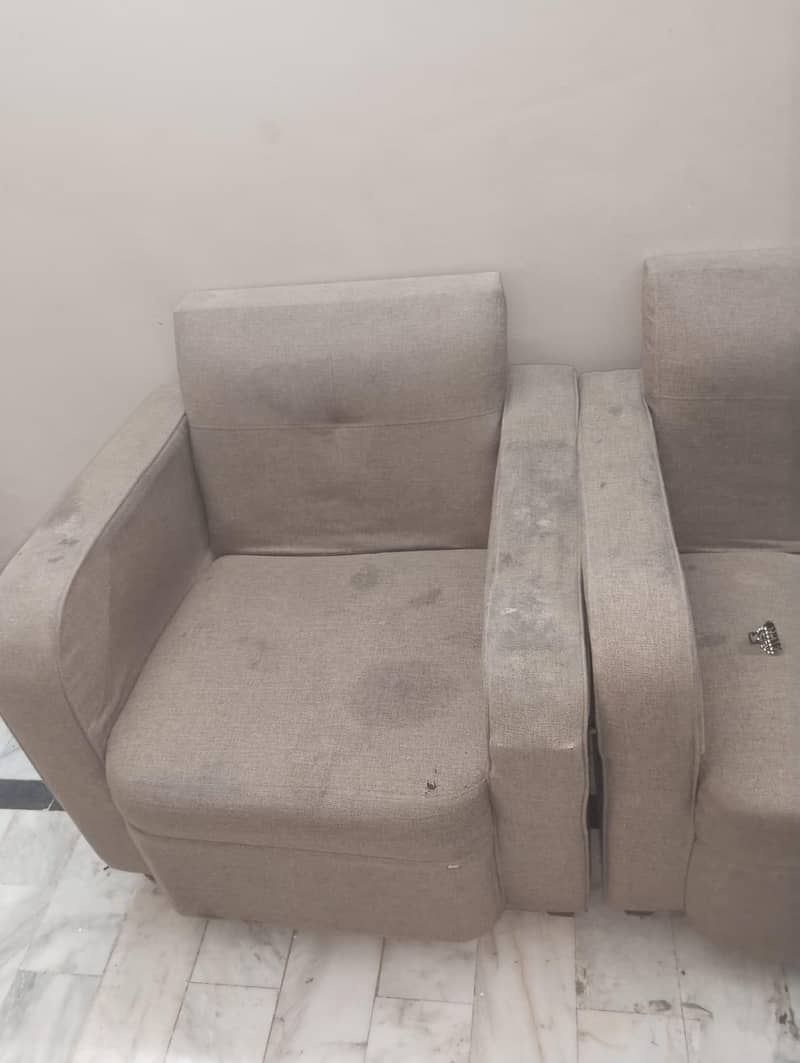 Brown comfortable sofa set 0