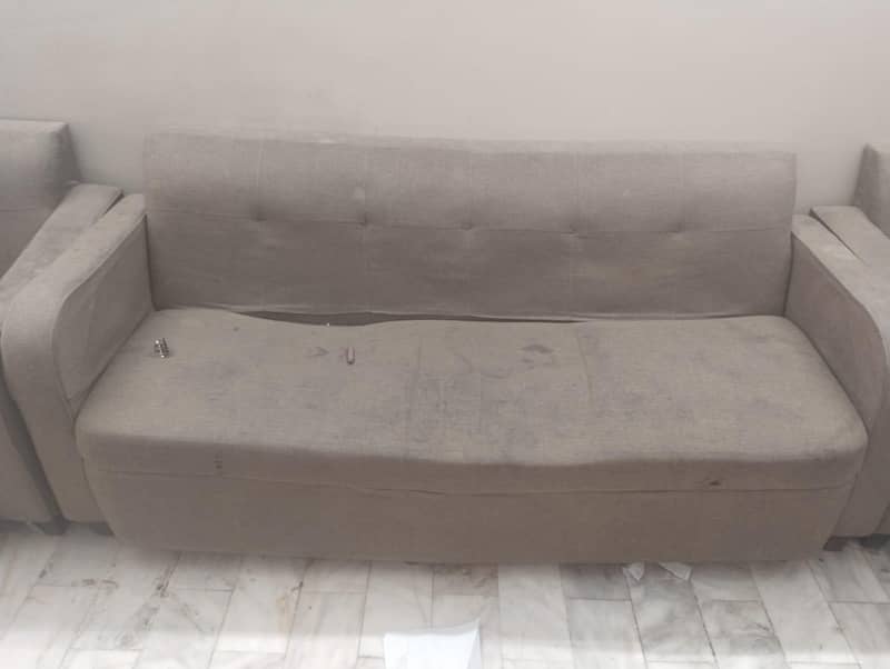 Brown comfortable sofa set 1