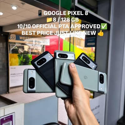 Google Pixel 8 official pta approved  just like new