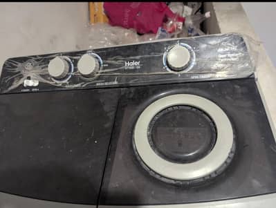 2Haier semi automatic washing machine