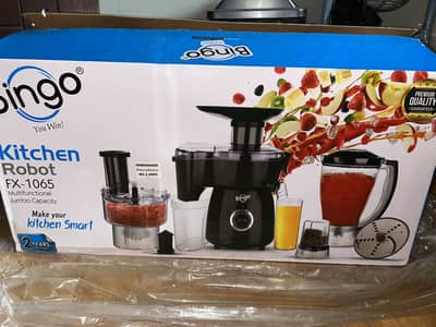 Brand New Bingo FX-1065 Kitchen Robot Food Processor – New