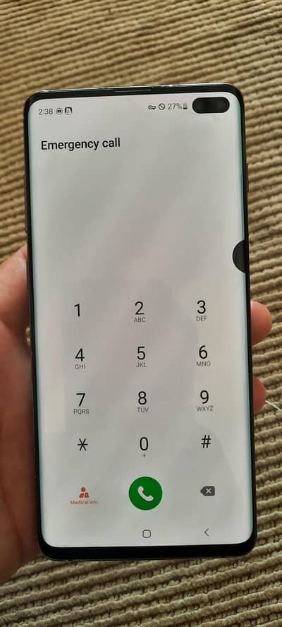 Samsung s10 plus 8gb ram 128 storage