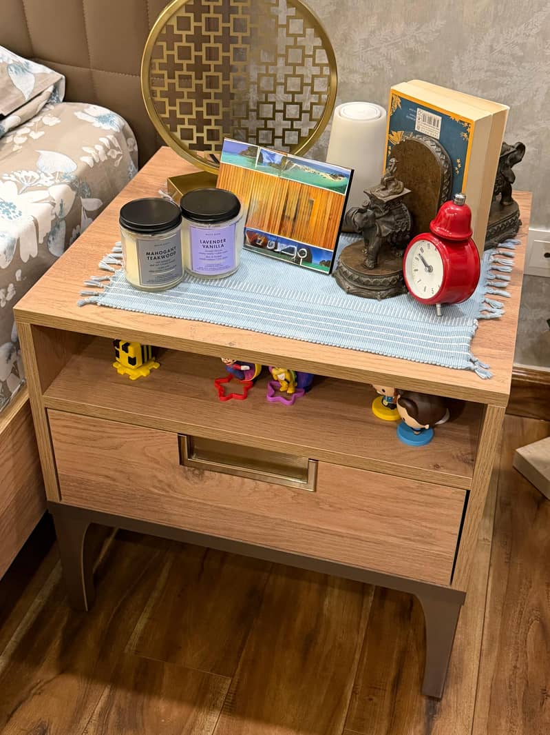 Bed  and side table 1