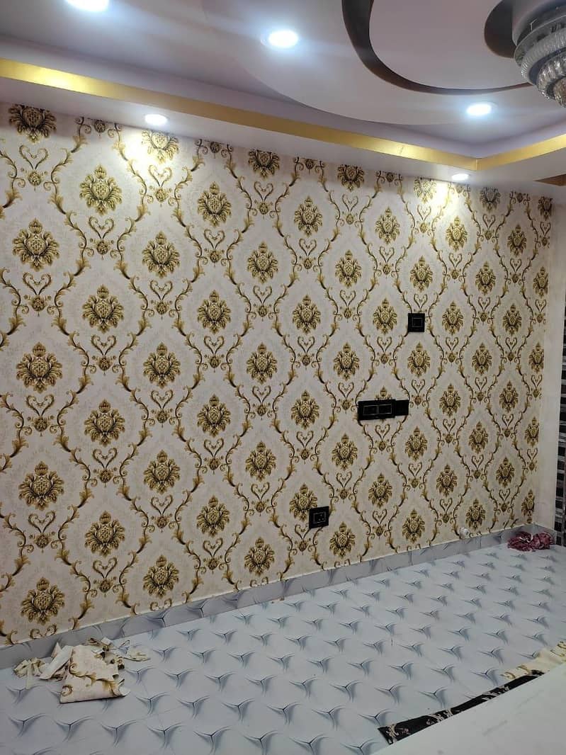 fabric Wallpaper,Ceiling Available with fitting  Whatsapp 03009874271 10