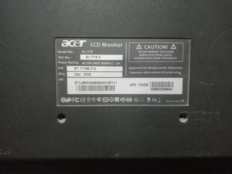 Acer LCD 3