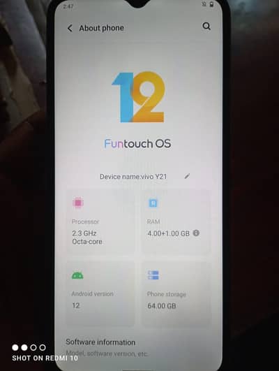 Vivo Y21