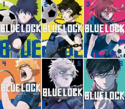 blue lock manga volume 1 to 6