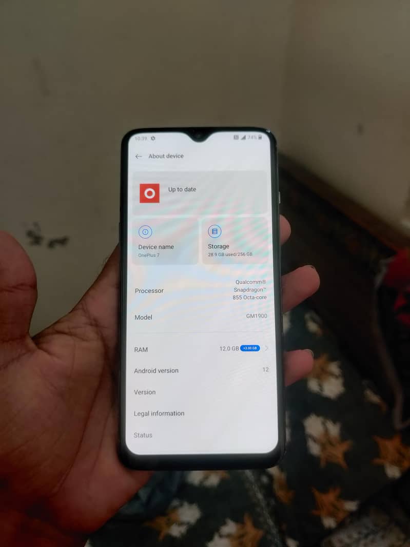 One Plus 7 duall Sim 2