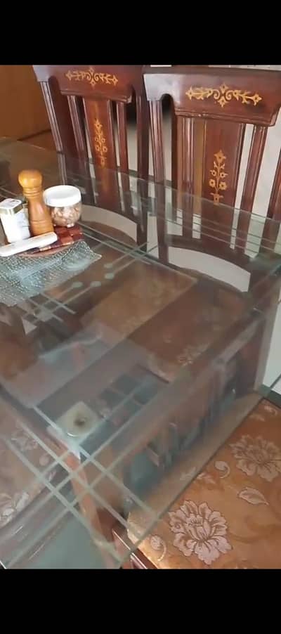 Wooden Dining Table for 6 Person