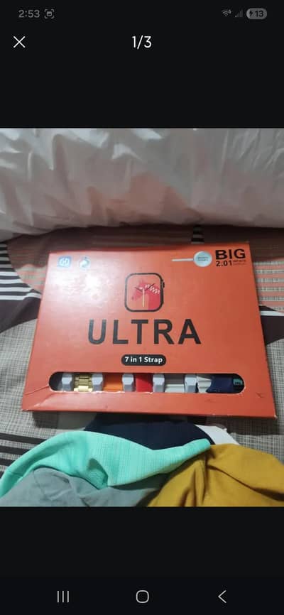 Smart Watch with 7 Straps bundle (Brand New]