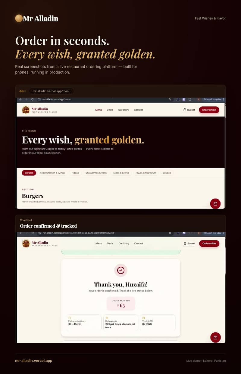 Complete Restaurant Platform: Website +Admin+Rider+Branches 3