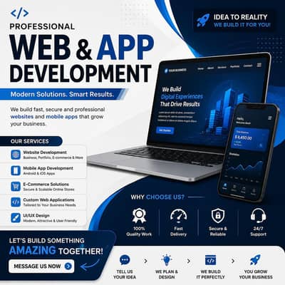 Professional Web & App Development Services | Websites & Mobile Apps