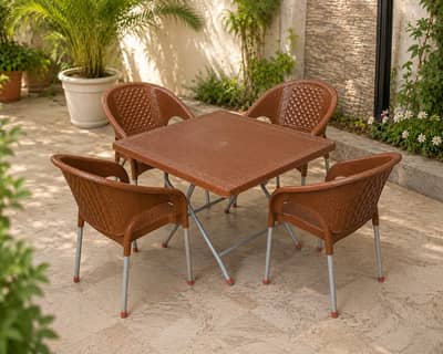 dining table set plastic body