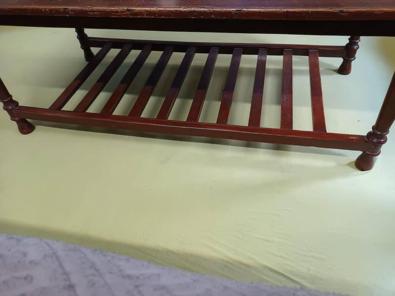 old style sheshum centre table 2