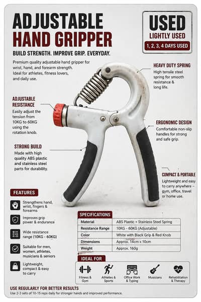 Adjustable Hand Grip Strengthener