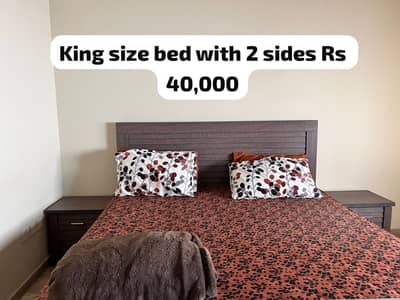 Bed set, sofa chairs etc