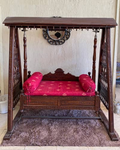 Wooden swing