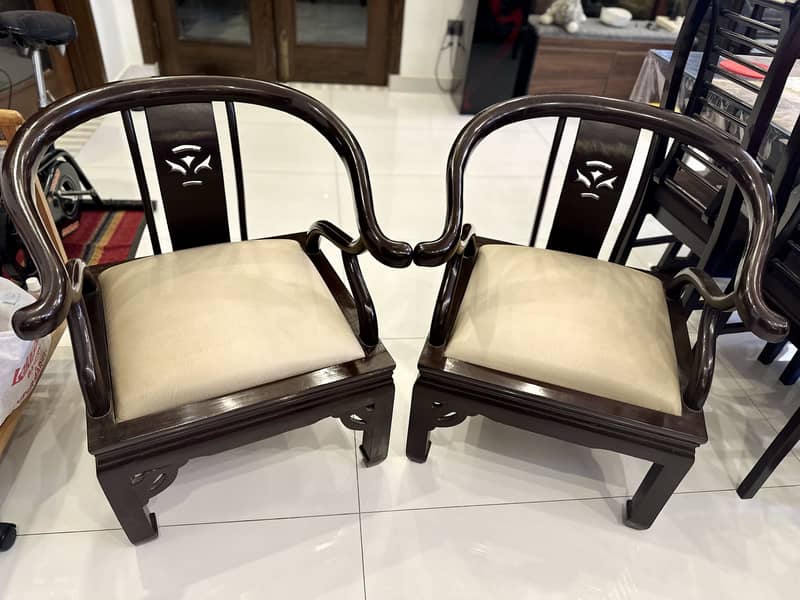 Solid Kikar Wood Sofa Set 1