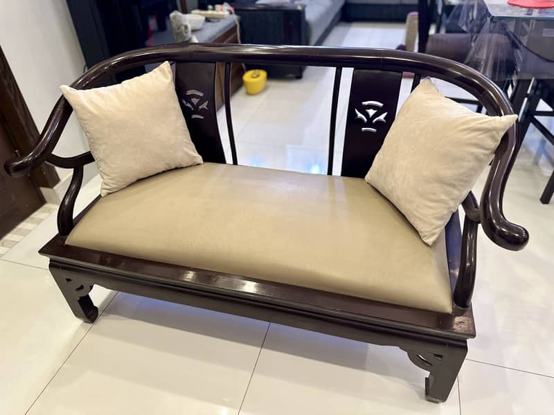 Solid Kikar Wood Sofa Set 0