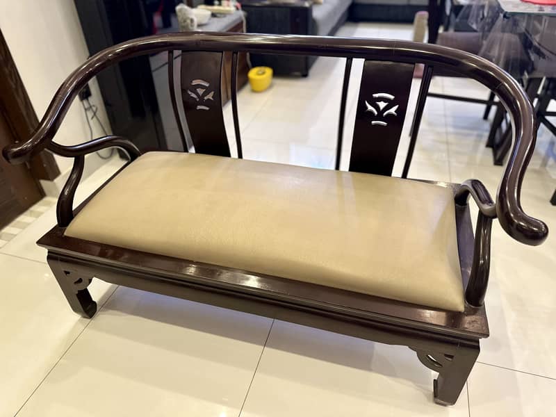 Solid Kikar Wood Sofa Set 2