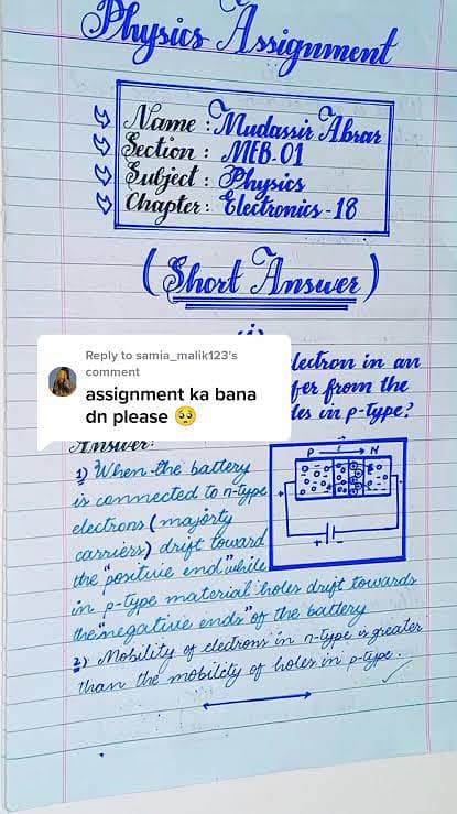 Hand Writing Assignment Work Available 1