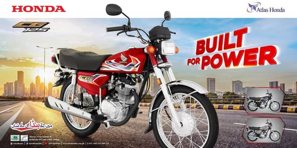 Honda CG 125 2027 Model | Brand New | Genuine Honda Bike | Pakistan