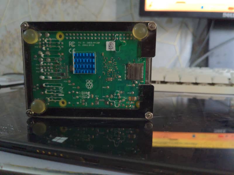 Raspberry pi 3 model B+. With  transparent Case 2