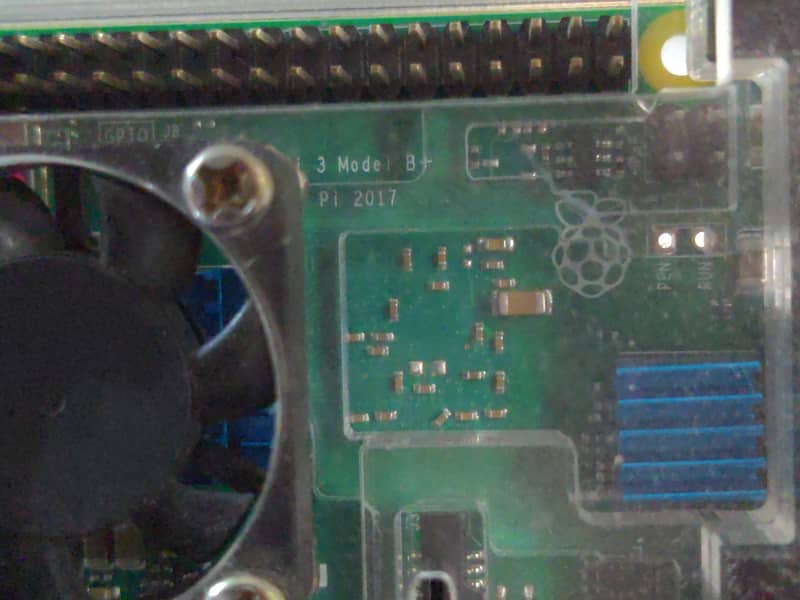 Raspberry pi 3 model B+. With  transparent Case 3