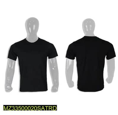 Men Cotton Jersey T-Shirt Slim Fit Round Neck